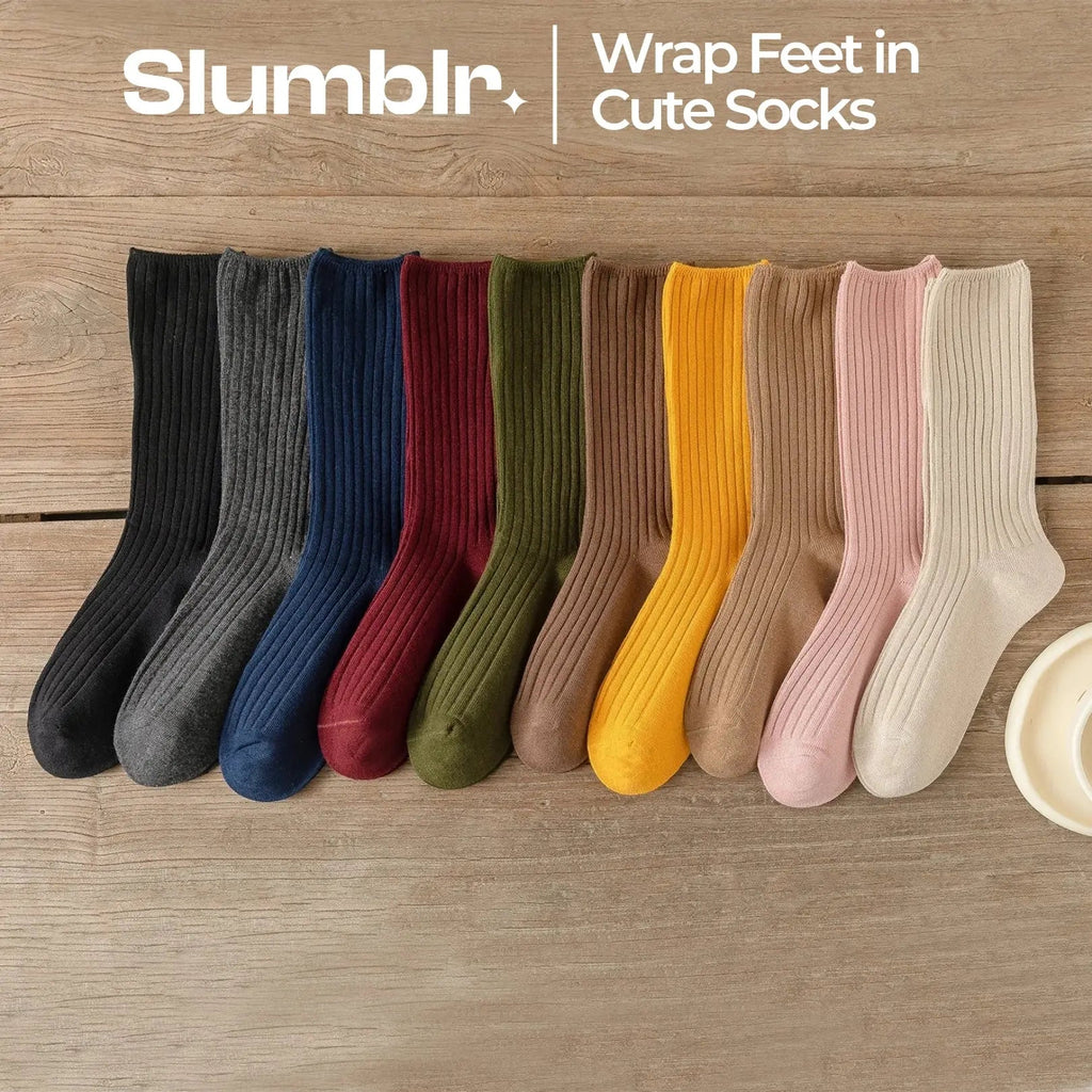 Slumblr® Womens Comfortable Casual Socks (5 Pcs)
