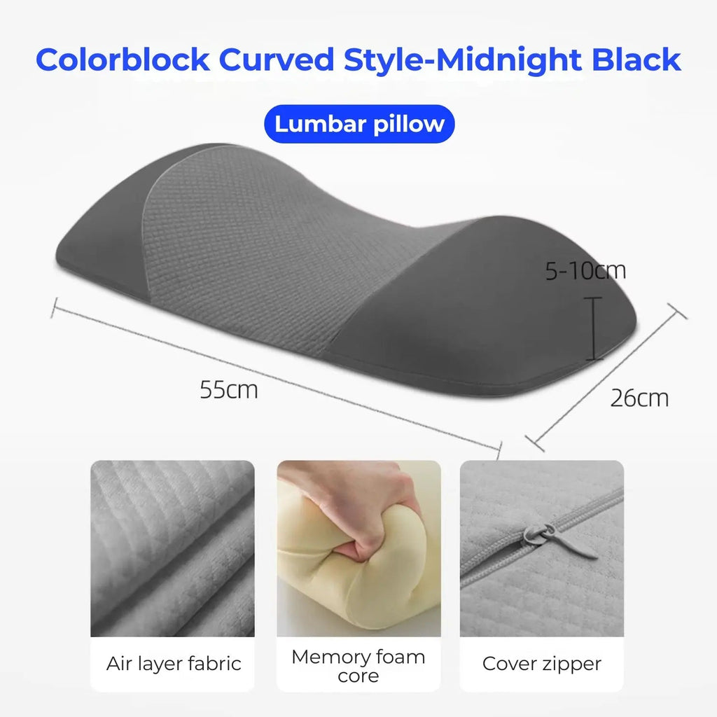 Slumblr® Memory Foam Lumbar Support Cushion