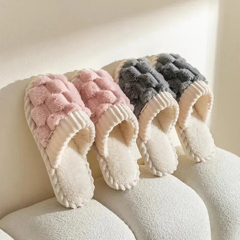 Slumblr® Cotton Plush Indoor Slippers