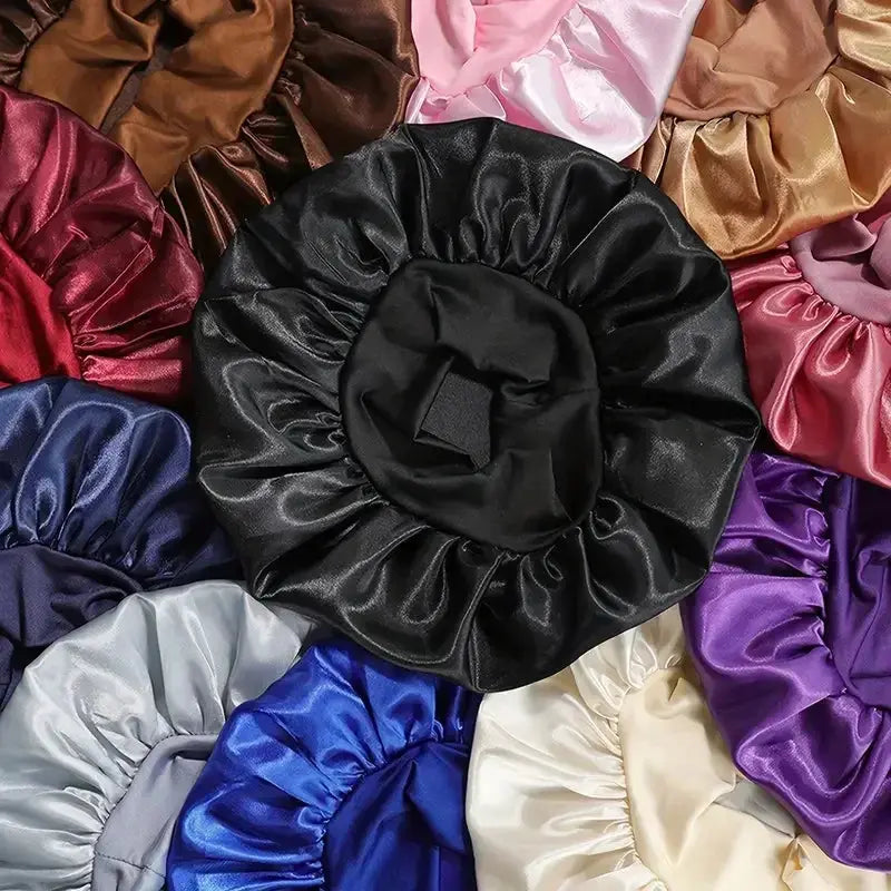 Slumblr® Satin Wide-Brim Shower Cap