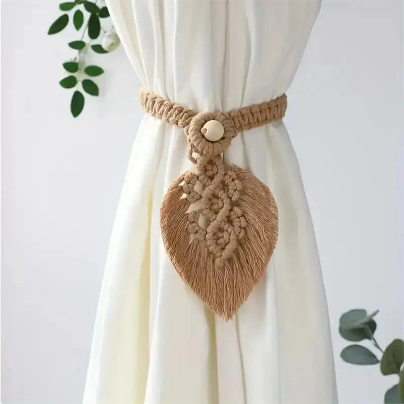 Slumblr® Macrame Curtain Tiebacks (2 Pcs)