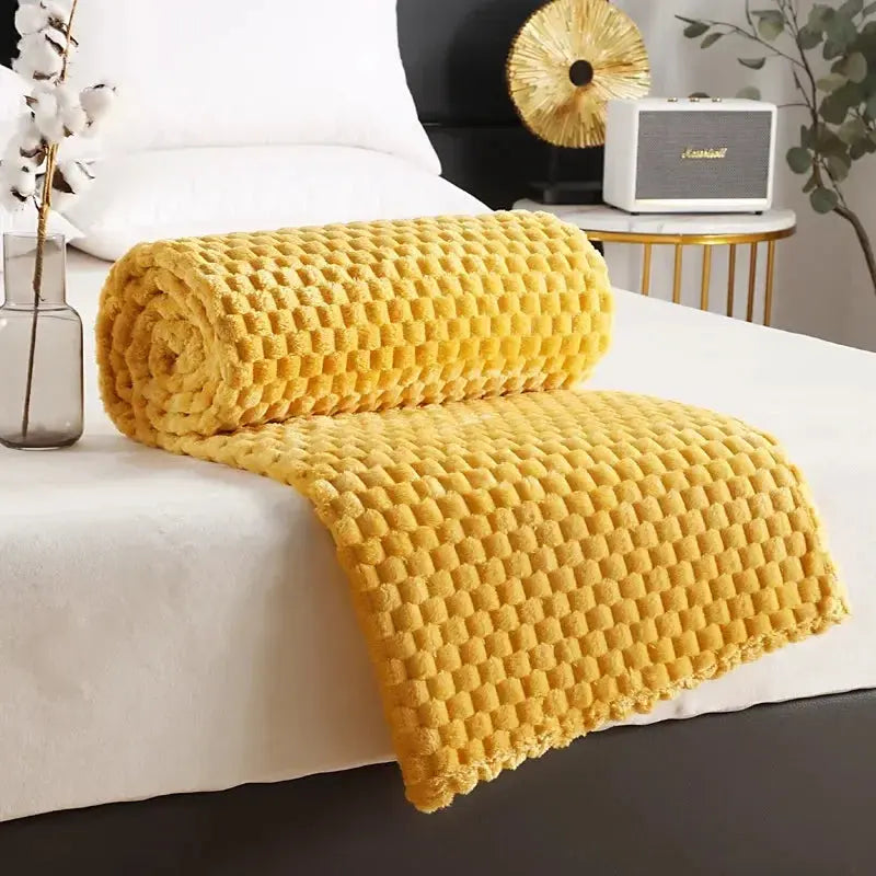 Slumblr® 3D Clouds Silky Flannel Fleece Blanket