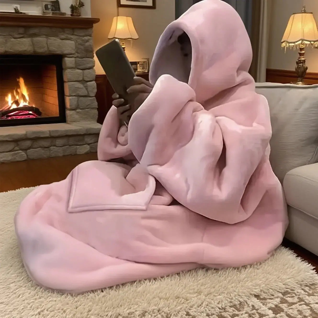Slumblr® Plush Snuggle Hoodie