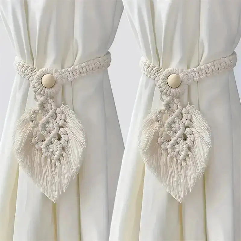 Slumblr® Macrame Curtain Tiebacks (2 Pcs)