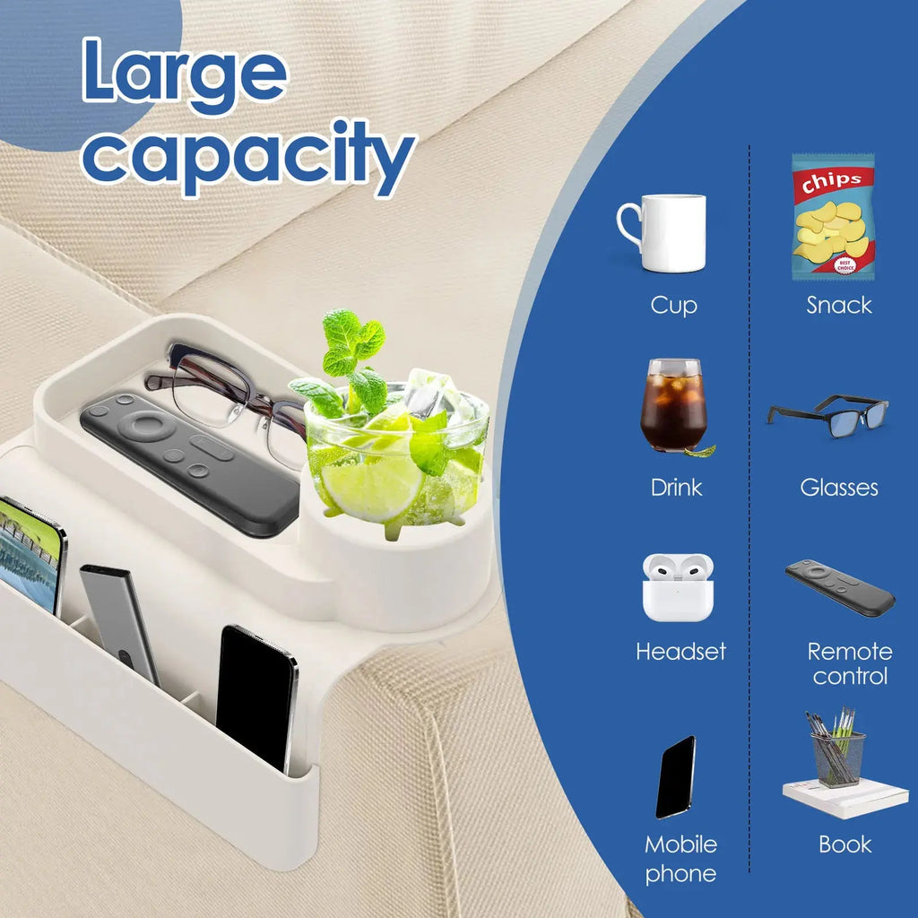 Slumblr® Silicone Sofa Cup Holder Tray