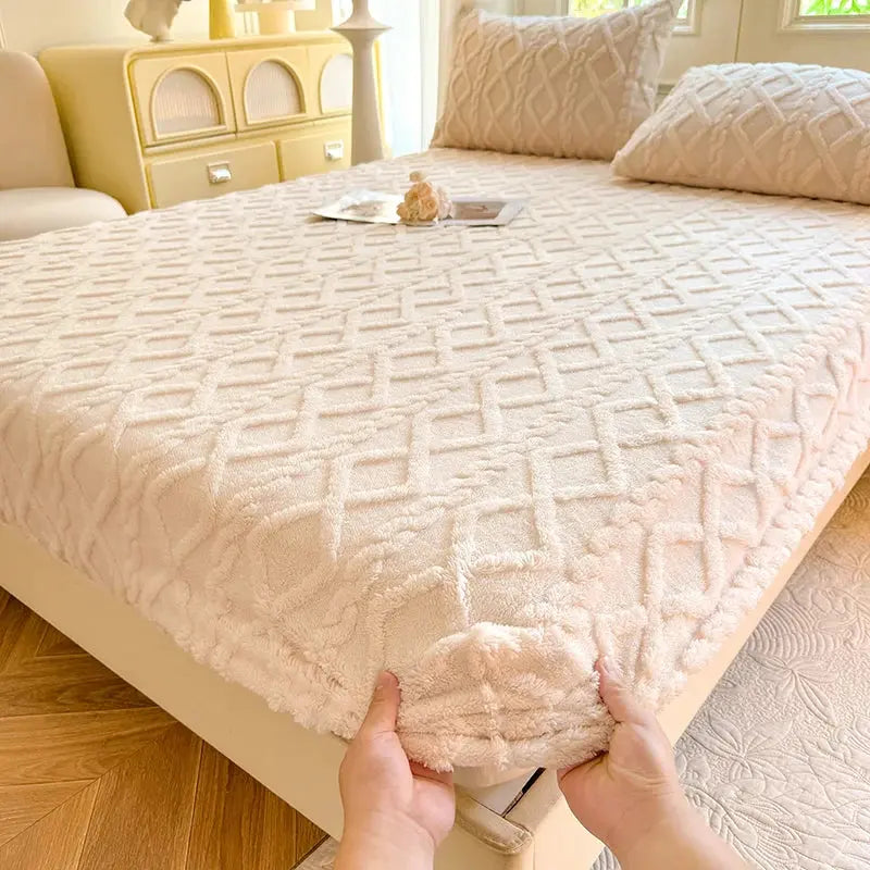 Slumblr® Ultra-Soft Textured Fitted Bed Sheet