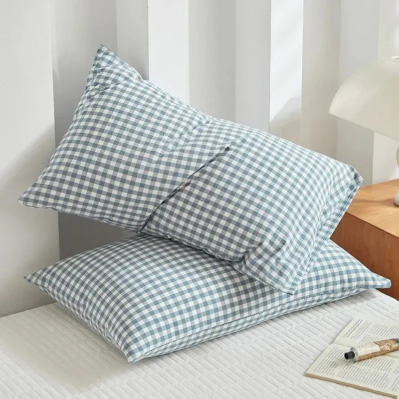 Slumblr® Envelope Plaid Cotton Pillowcase (2pcs)