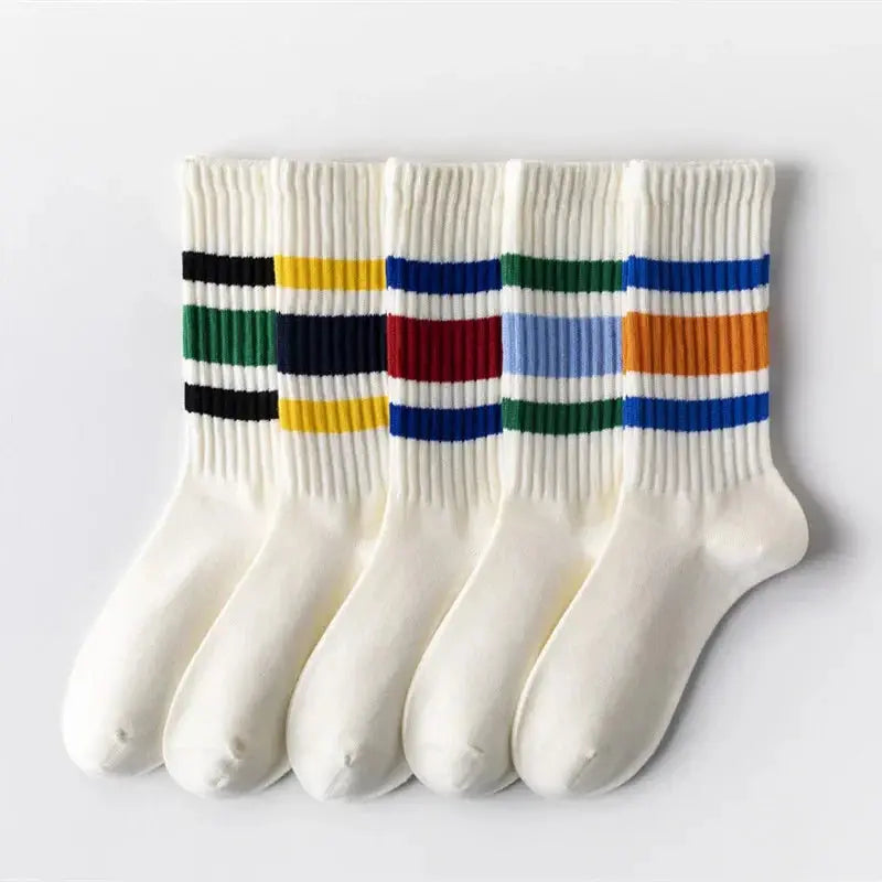 Slumblr® Vintage Striped Crew Socks (2 Pairs)