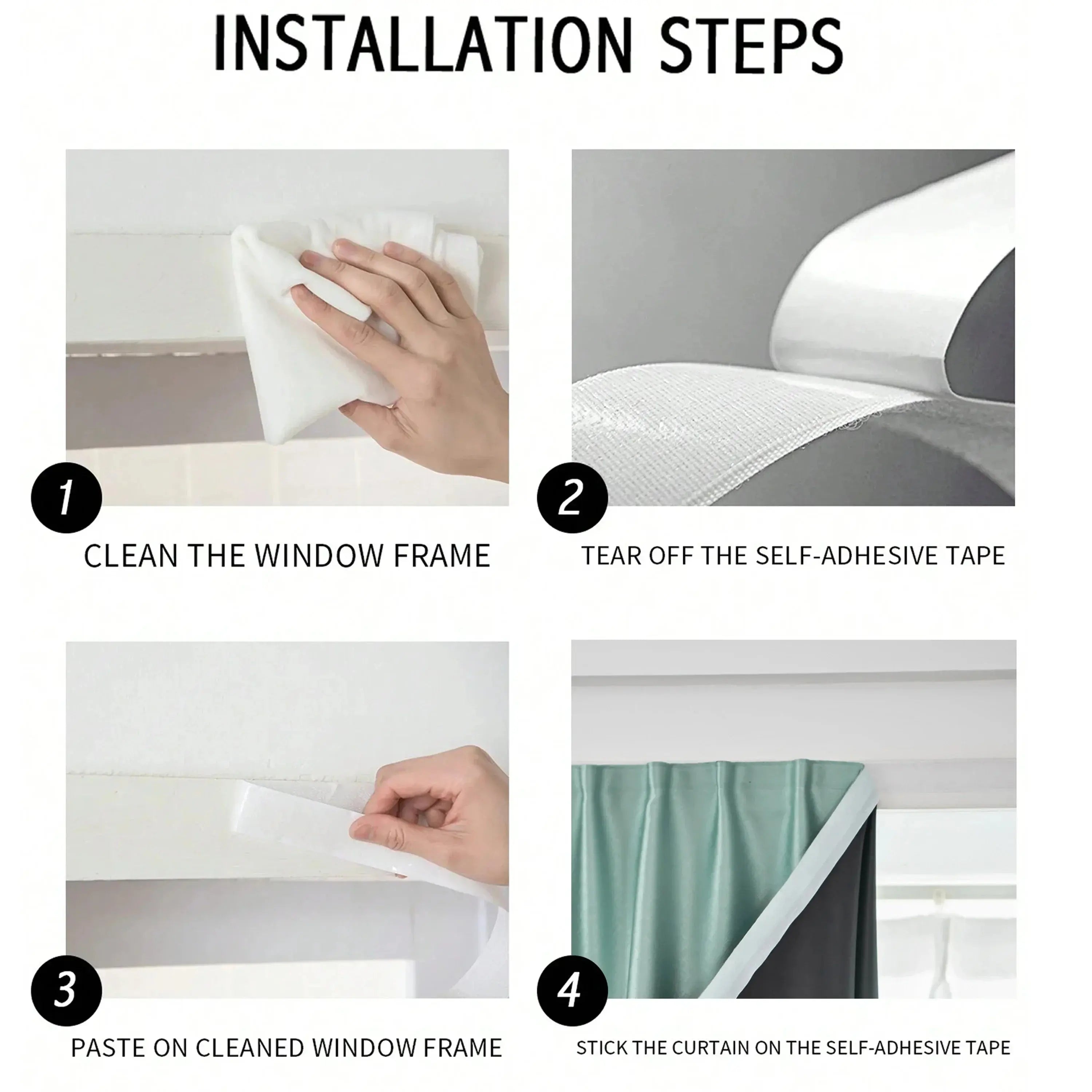Slumblr® Blackout Velcro Sun Shield Curtain