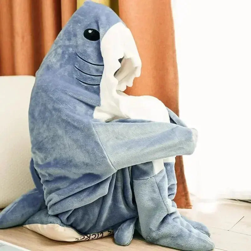 Slumblr® Shark Hoodie Blanket