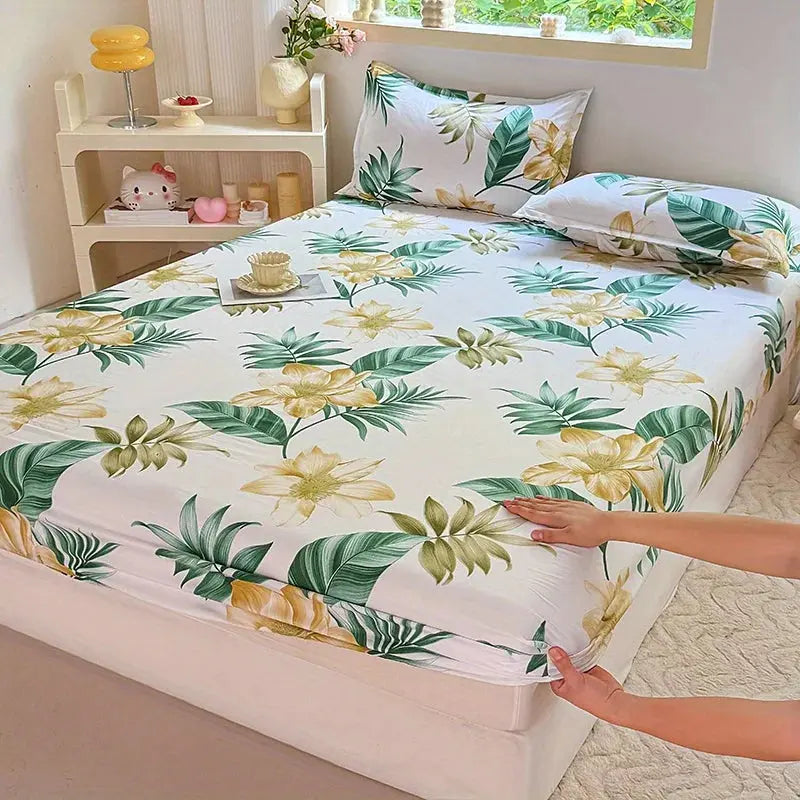 Slumblr® Floral Fitted Sheet Set