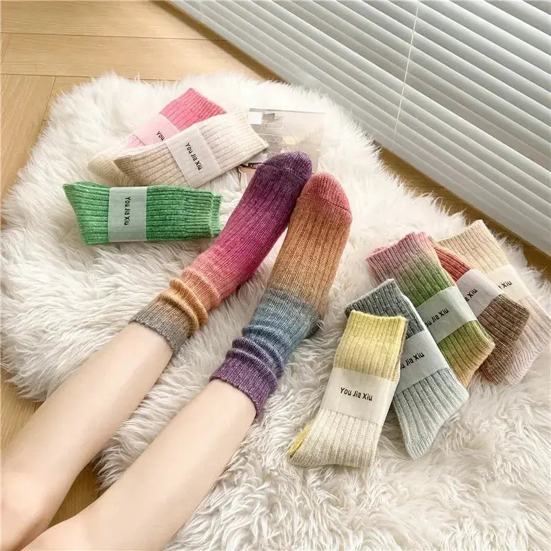 Slumblr® Gradient Wool Cashmere Socks (1 Pair)