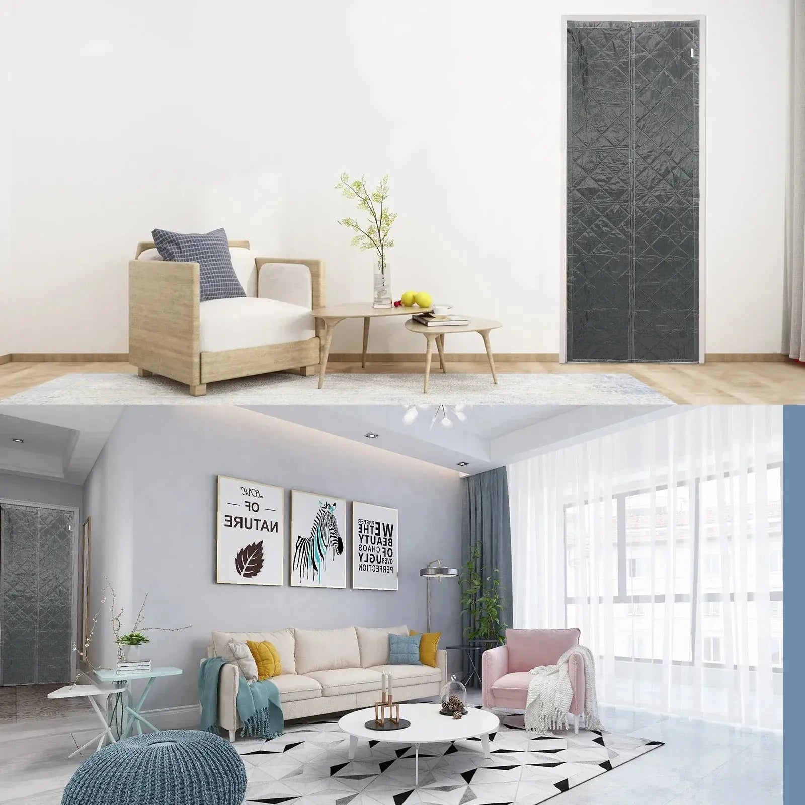 Slumblr® Waterproof Coldproof Magnetic Door Curtain