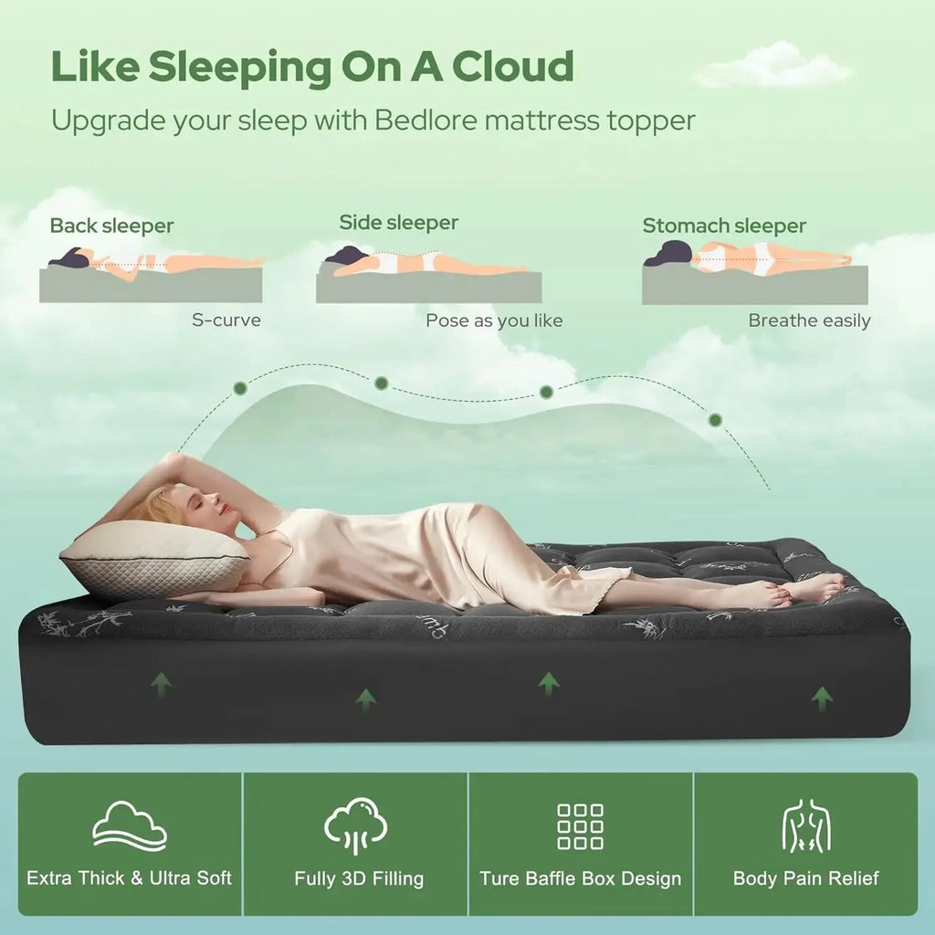 Slumblr® Bamboo Mattress Topper