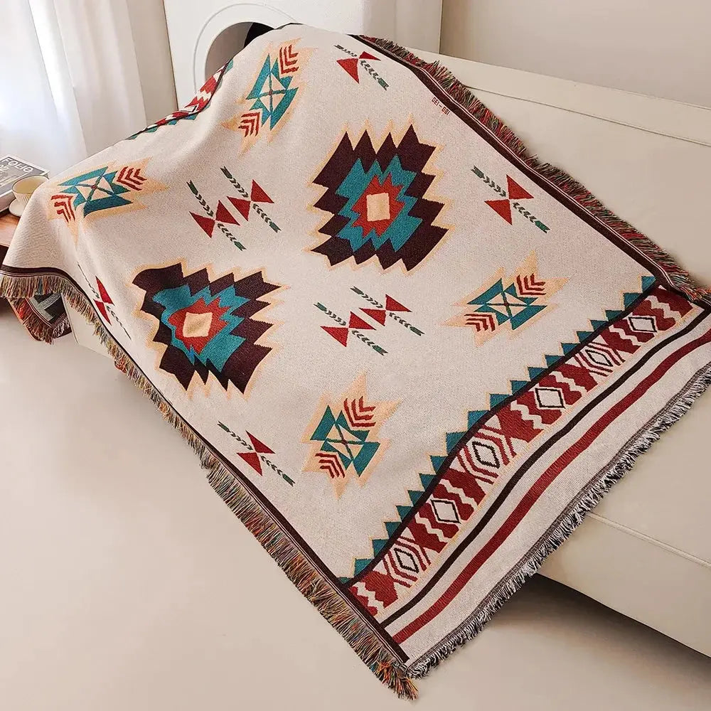 Slumblr® Aztec Boho Woven Throw Blanket
