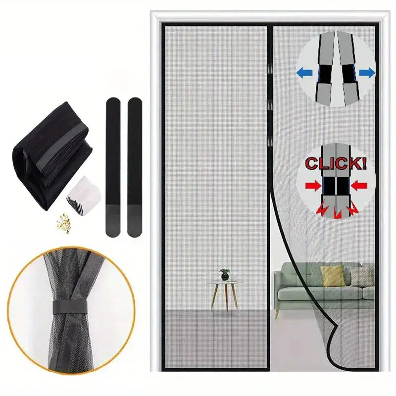 Slumblr® Auto Close Screen Door Mesh with Magnets