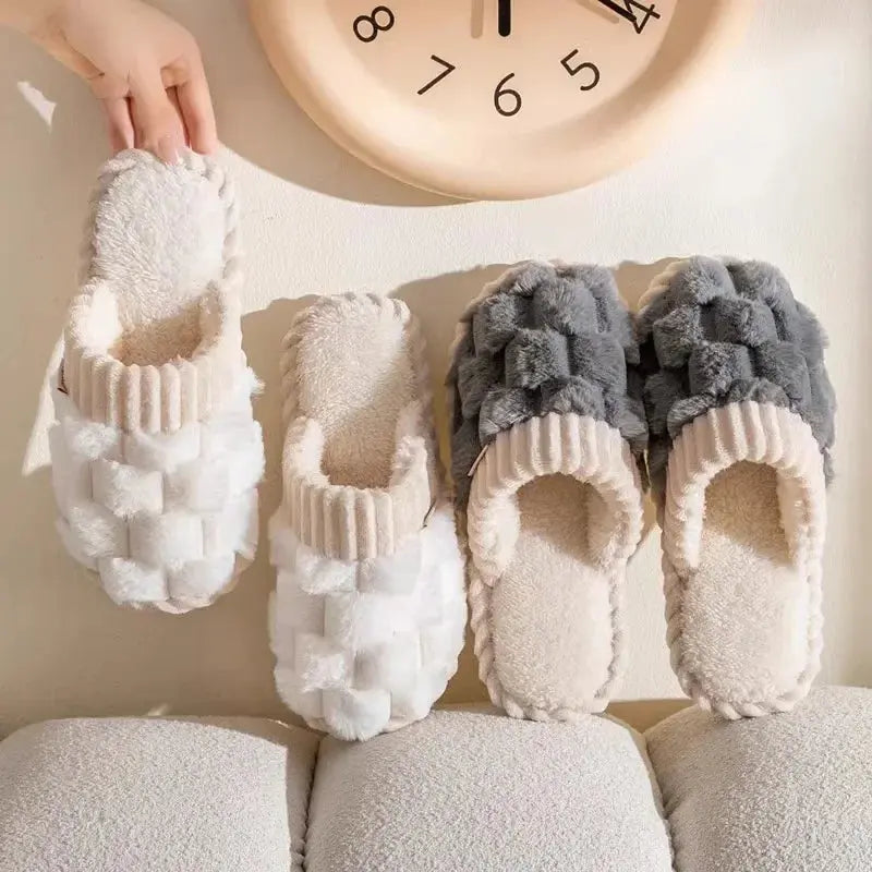 Slumblr® Cotton Plush Indoor Slippers