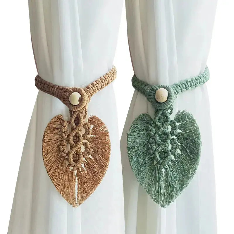 Slumblr® Macrame Curtain Tiebacks (2 Pcs)