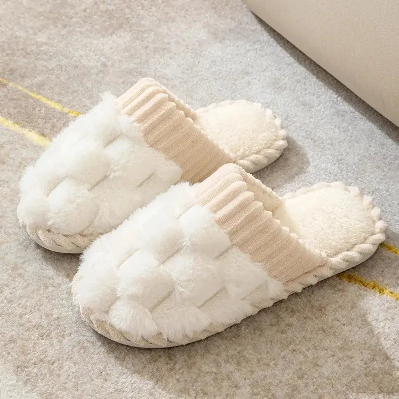 Slumblr® Cotton Plush Indoor Slippers