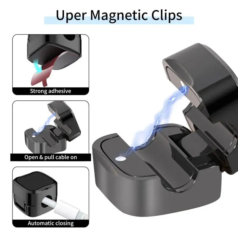 Slumblr® Magnetic Cable Clips (6 Pcs)