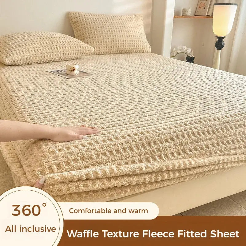 Slumblr® Waffle Fleece Fitted Sheet