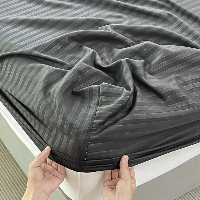 Slumblr® Striped Embossed Fitted Sheet