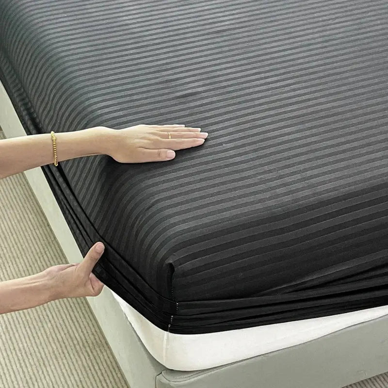 Slumblr® Striped Embossed Fitted Sheet