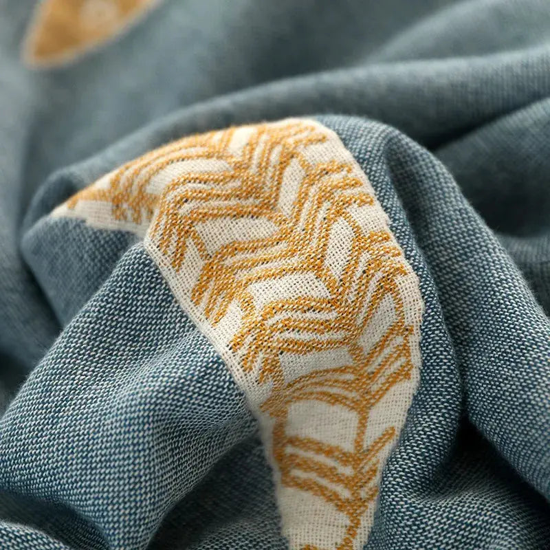 Slumblr® Fish Muslin Throw Blanket