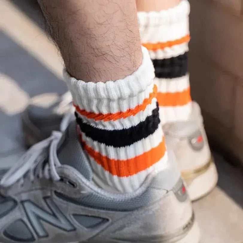 Slumblr® Vintage Striped Crew Socks (2 Pairs)