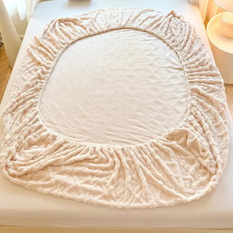 Slumblr® Ultra-Soft Textured Fitted Bed Sheet