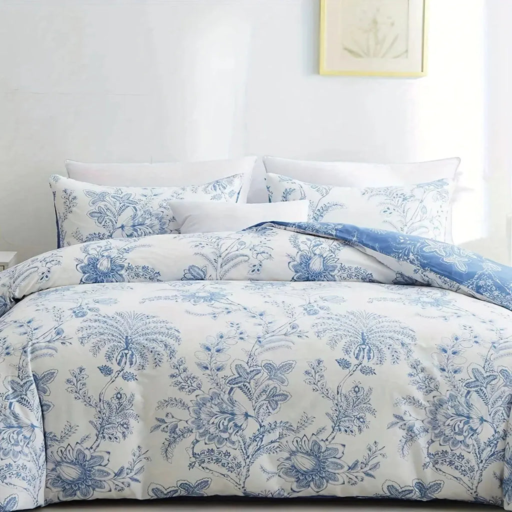 Slumblr® Reversible Floral Duvet Set (3 Pcs)