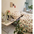 Slumblr® Korean Style Love Heart Bedding Set (4 Pcs)