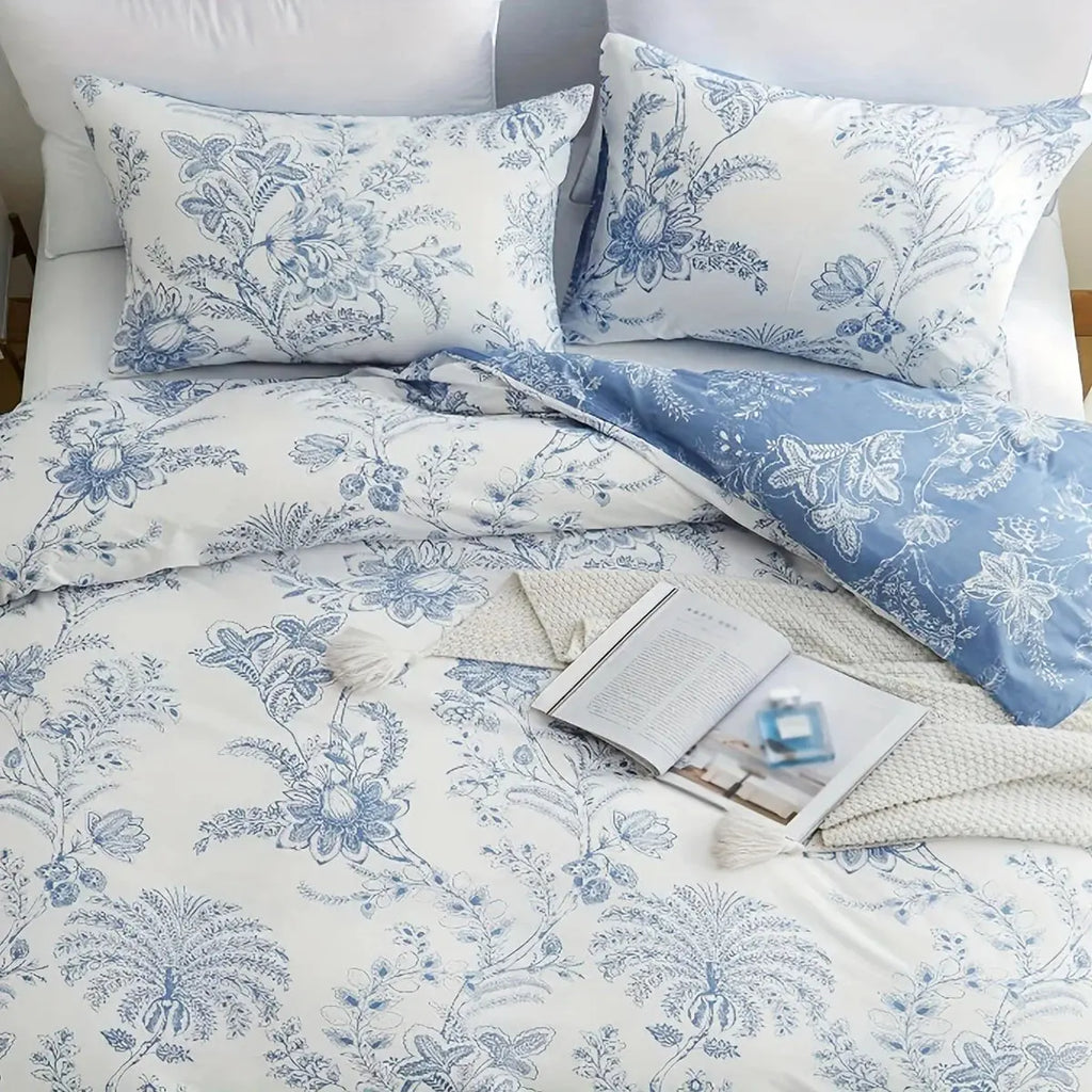 Slumblr® Reversible Floral Duvet Set (3 Pcs)