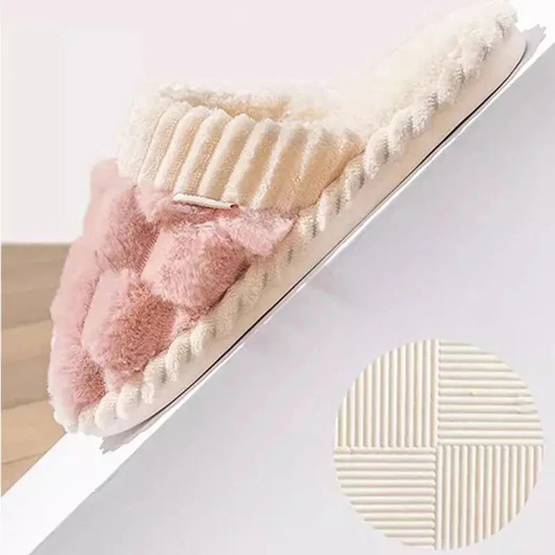 Slumblr® Cotton Plush Indoor Slippers