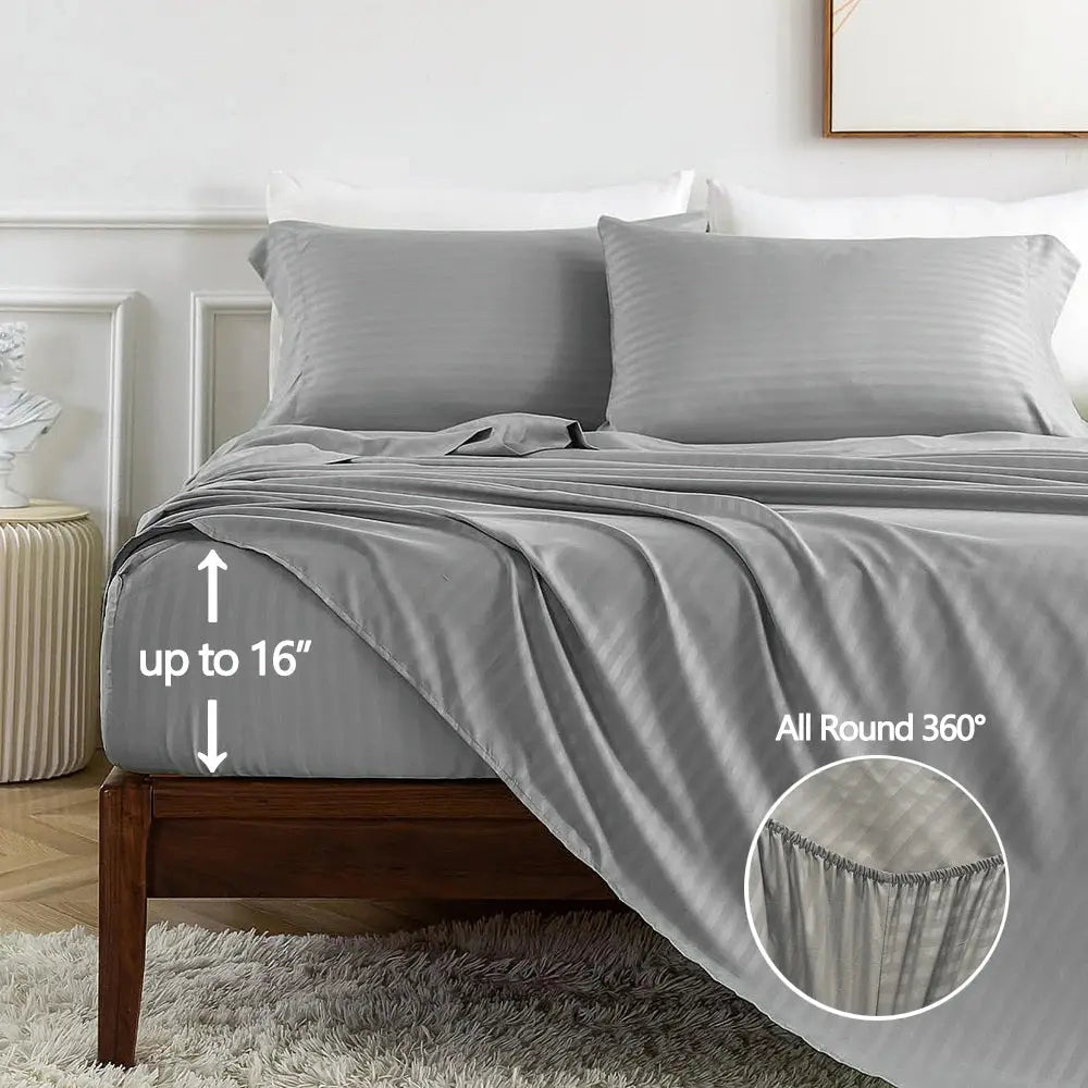 Slumblr® Solid Stripe Sheet Set