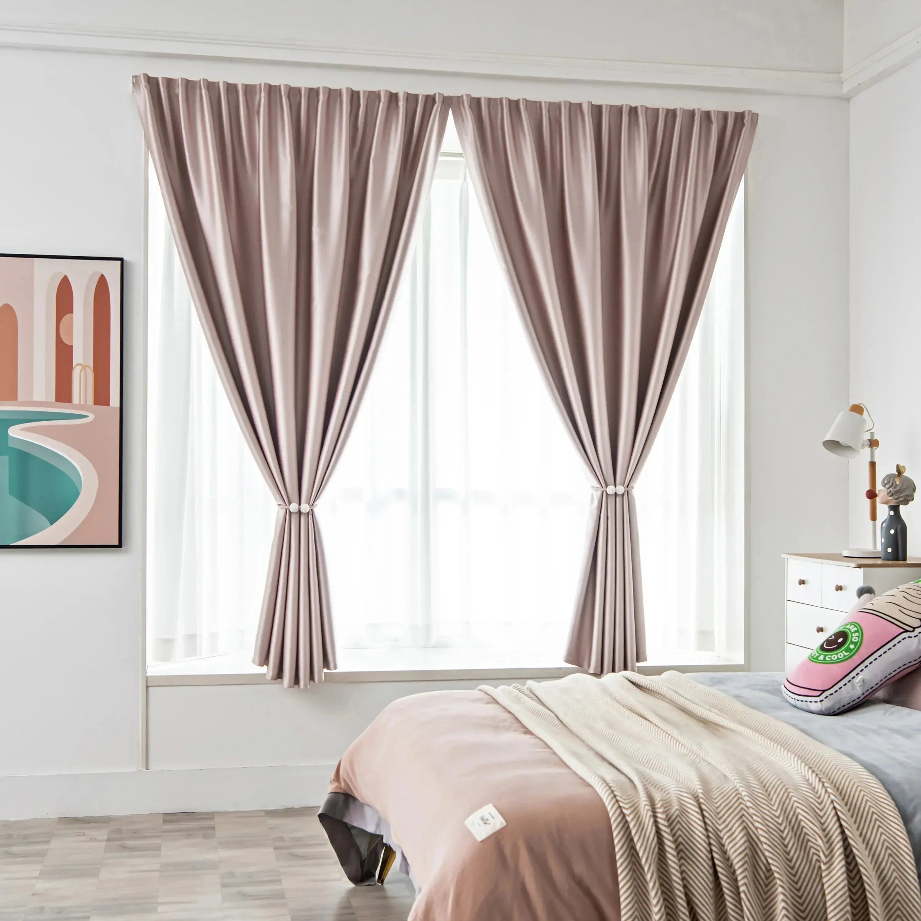 Slumblr® Blackout Velcro Sun Shield Curtain