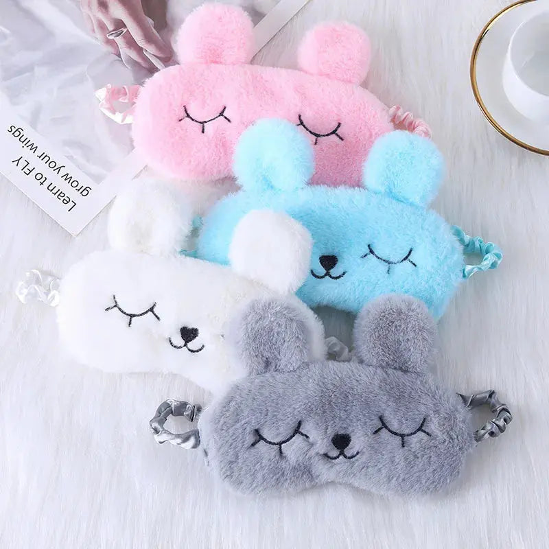 Slumblr® Rabbit Plush Sleep Mask