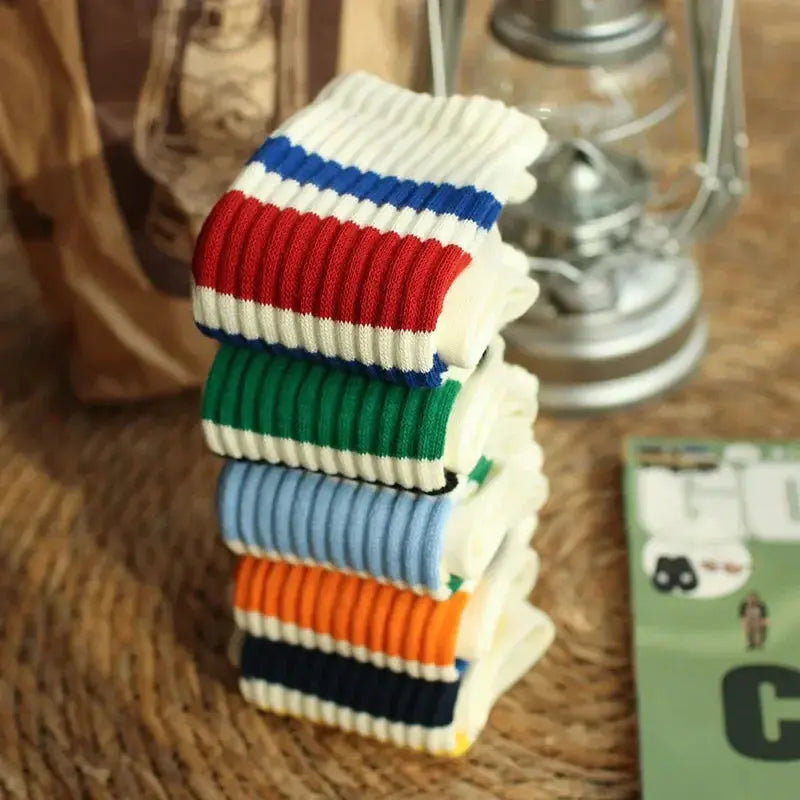 Slumblr® Vintage Striped Crew Socks (2 Pairs)