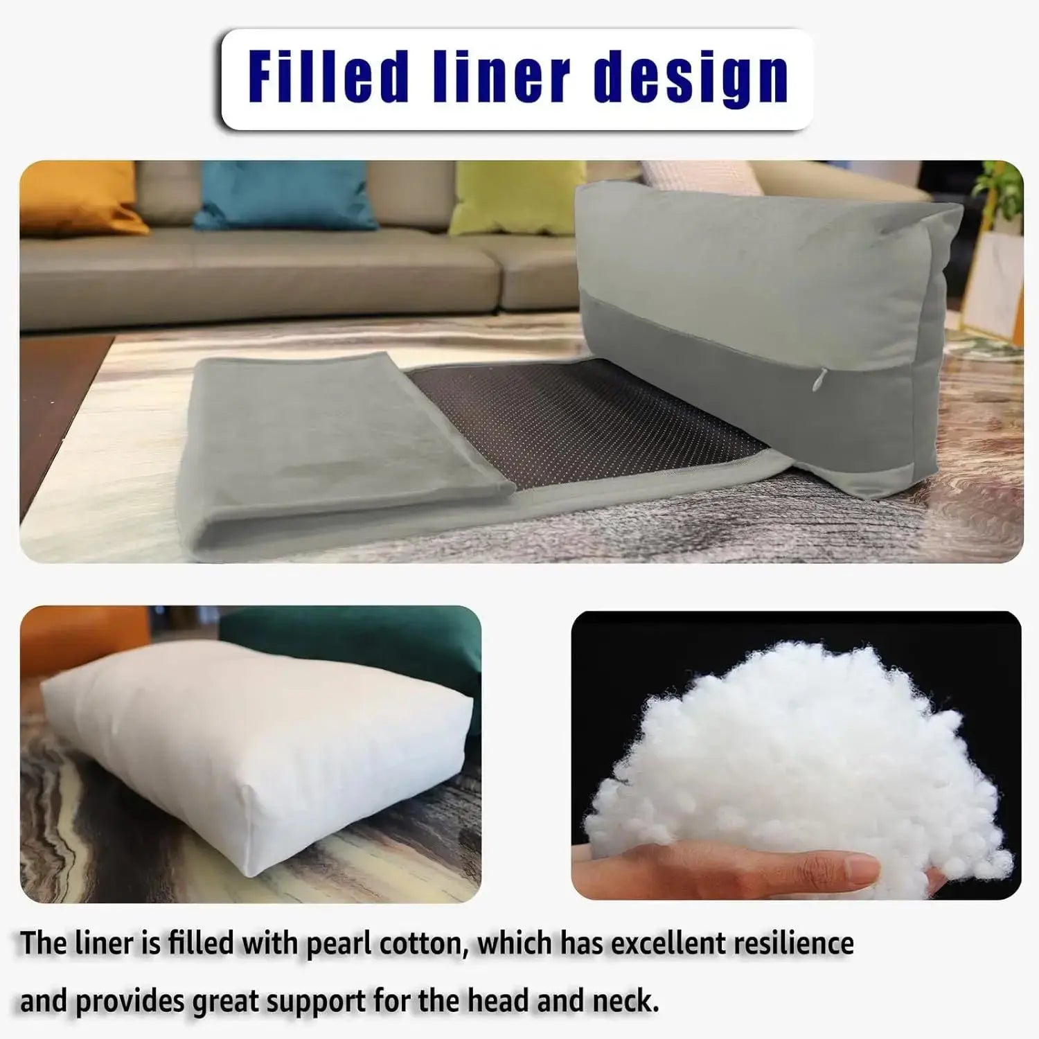 Slumblr® Headrest Pillow with Non-Slip Base
