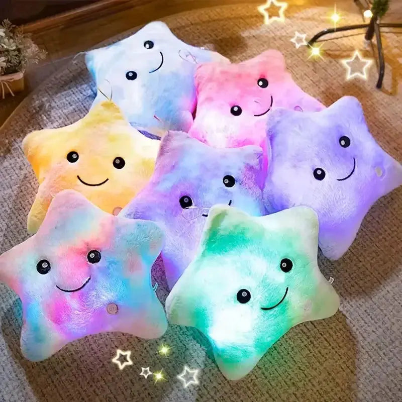 Slumblr® Twinkle Star LED Plush Pillow