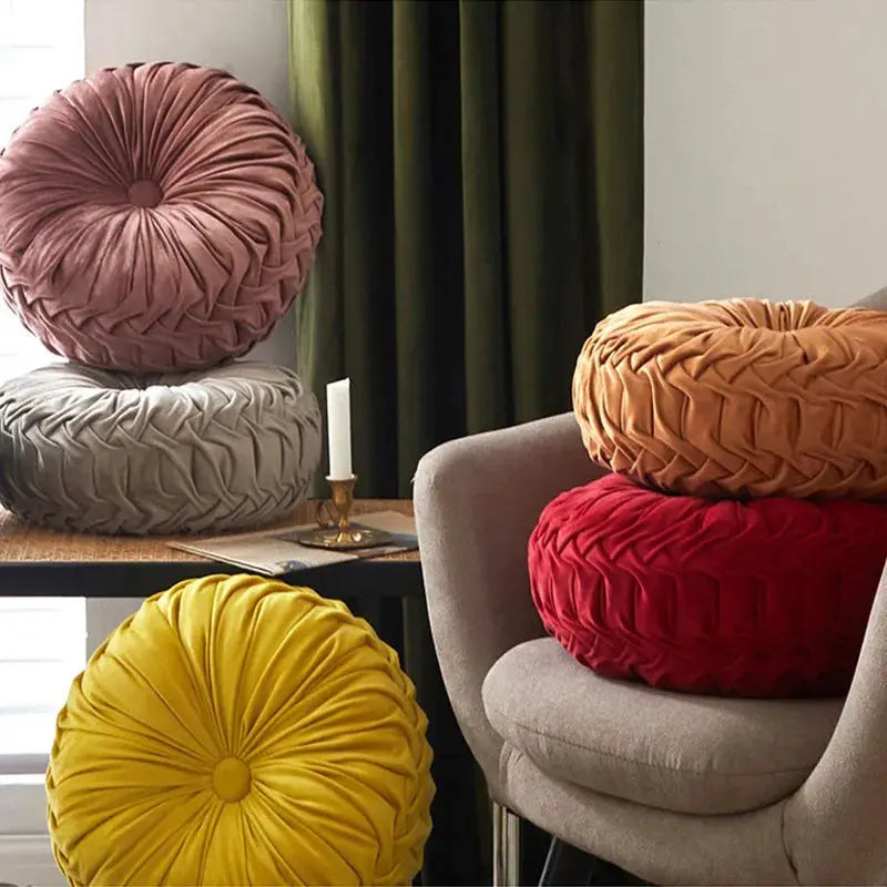 Slumblr® Pleated Pumpkin Throw Pillow
