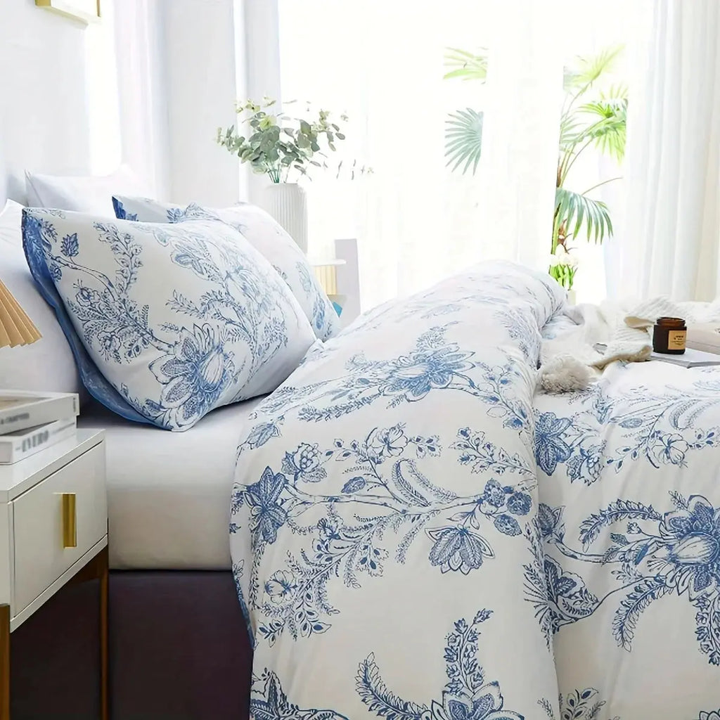 Slumblr® Reversible Floral Duvet Set (3 Pcs)