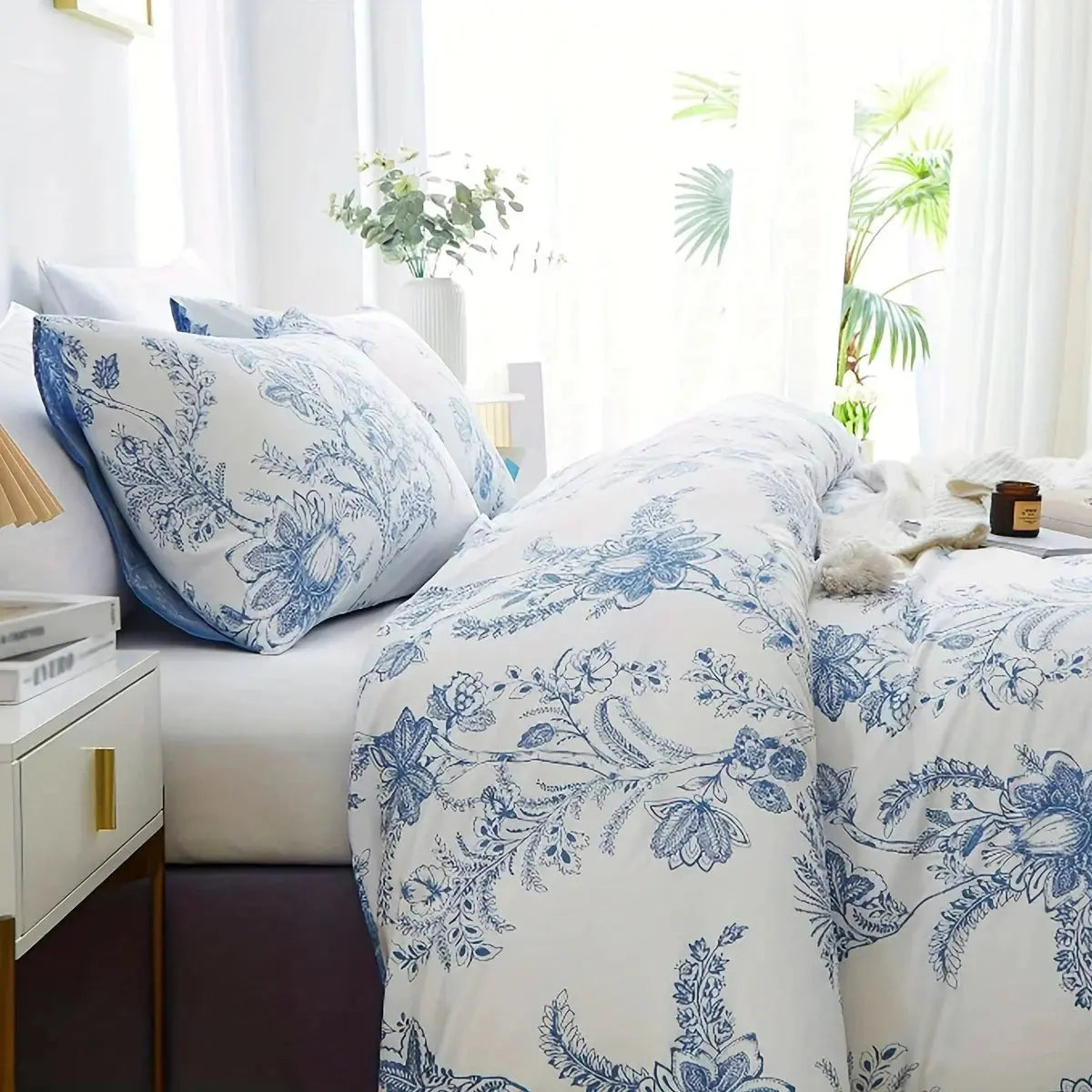 Slumblr® Reversible Floral Duvet Set (3 Pcs)