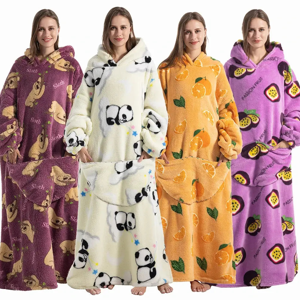 Slumblr® Long Hoodie Blanket