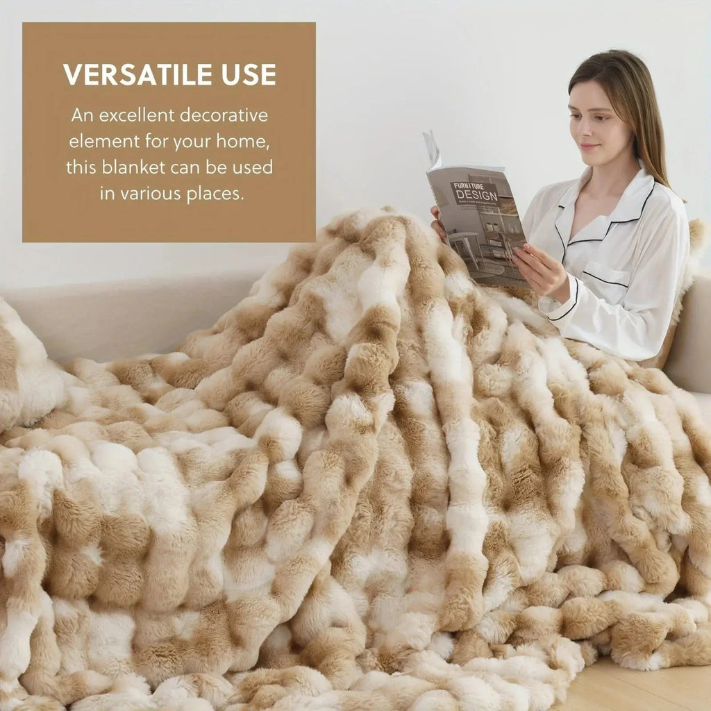 Slumblr® Cozy Faux Rabbit Fleece Throw Blanket