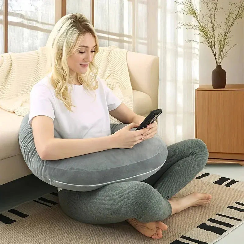 Slumblr® Compact Arm Support Pillow for Reading Crocheting Playing