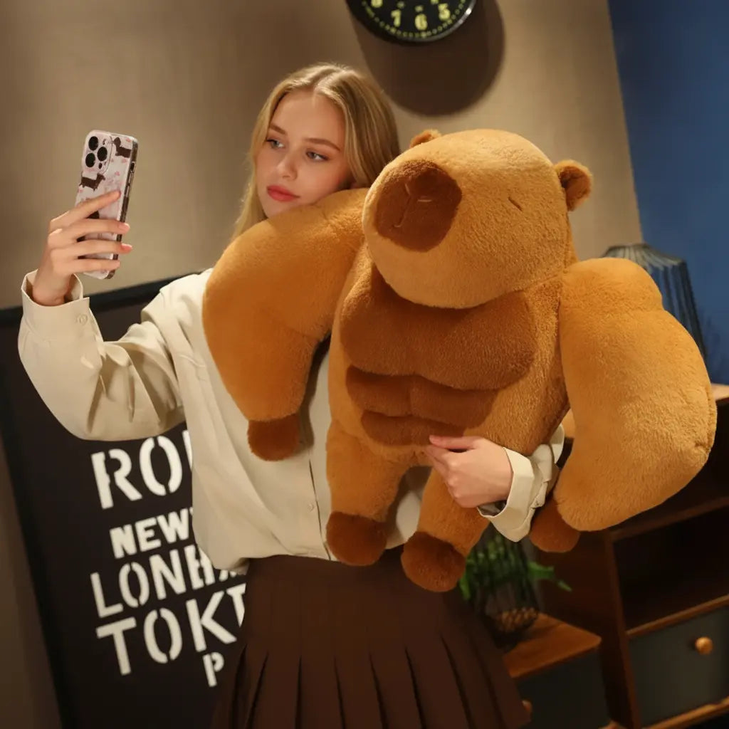 Slumblr® Muscle Capybara Plush