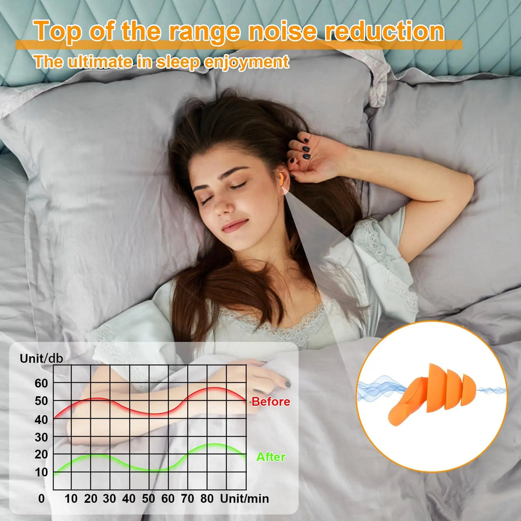 Slumblr® Silicone Sleep Ear Plugs (2 Pcs)