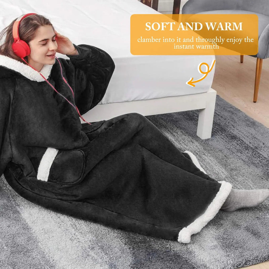 Slumblr® Cozy Giant Hoodie Blanket