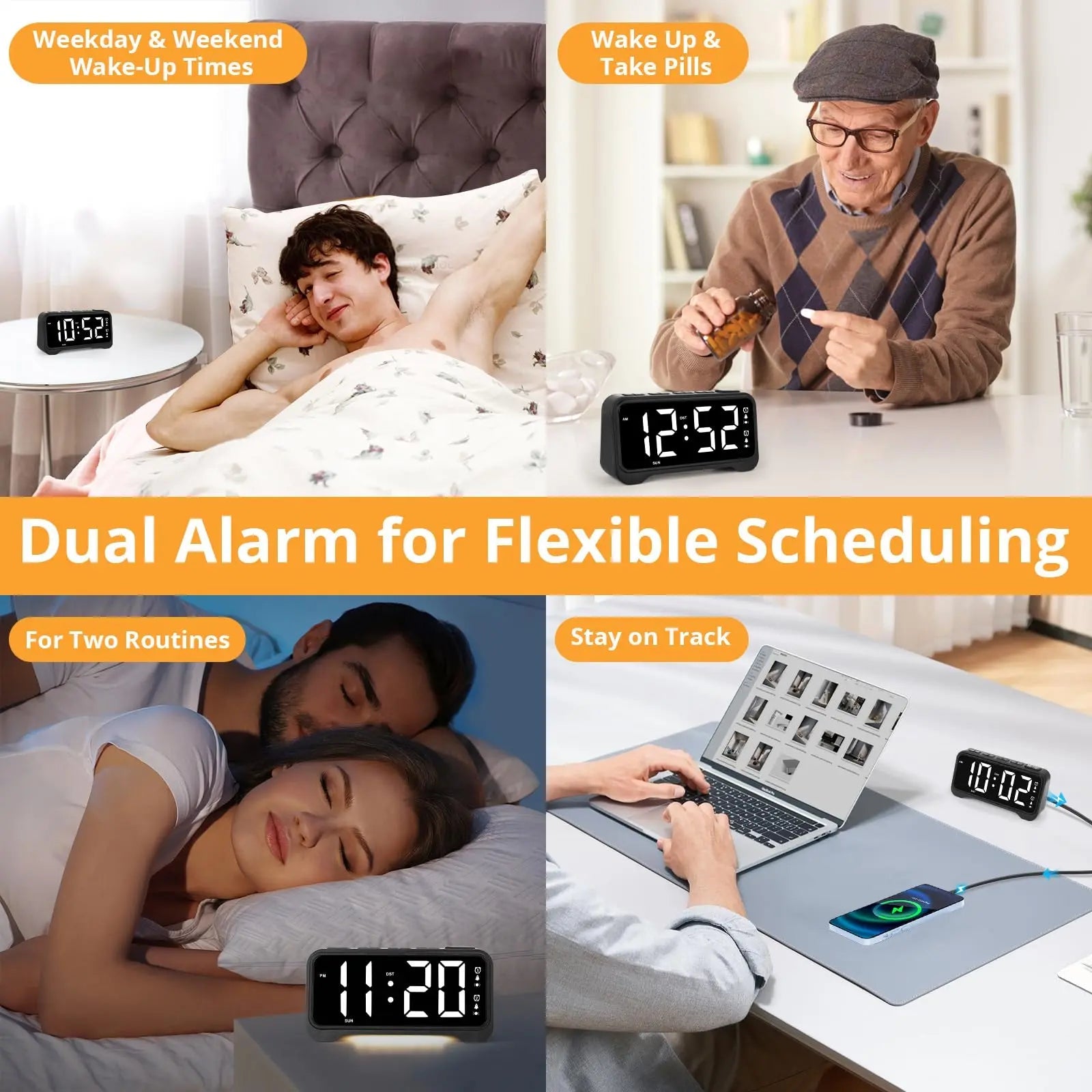 Slumblr® Vibrating Alarm Clock